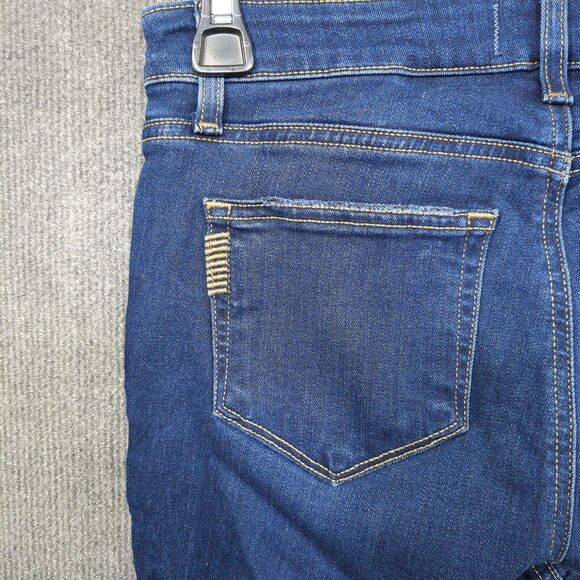 Paige Jeans Womens 27 (28x31) Ankle Skyline Skinny Dark Blue Denim Stretch - Picture 8 of 13